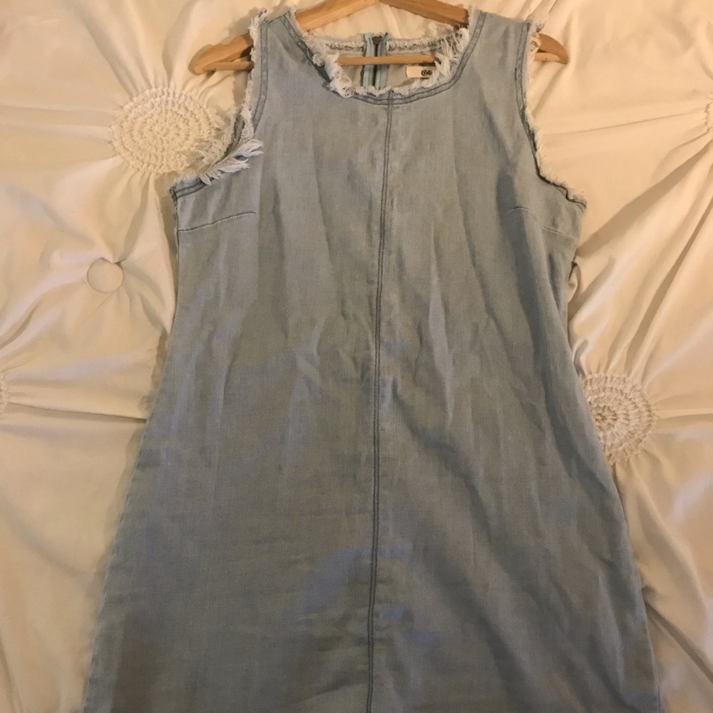 Chambray Mini Dress